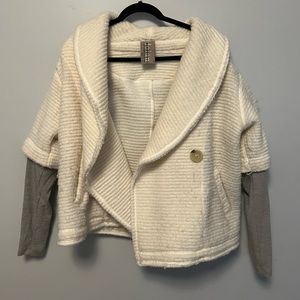 Anthropologie Wool Sherpa style sweater